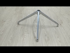 Chaise de bureau ergonomique à base métallique réglable en hauteur