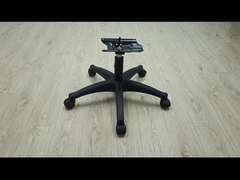 Chaise de bureau standard Base pivotante en blanc - Casques inclus Pieds réglables en nylon cinq étoiles