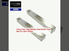 Base de chaise de barbier en acier inoxydable de 1,4 kg pour le salon de coiffure