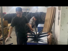 Chaise de bureau réglable à base pivotante en nylon en plastique à cinq étoiles sans roues