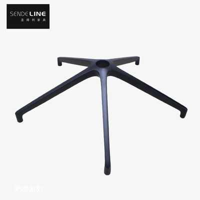 Bon prix Base métallique de chaise de bureau avec support lombaire et rouleaux à roulement lisse alliage d'aluminium durable en ligne