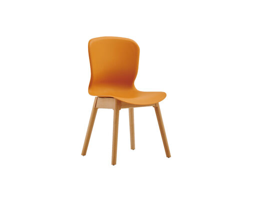 Bon prix Une chaise en plastique moderne et durable offrant un design super léger, parfait pour les lieux d'événements, les centres de formation et les cafétérias en ligne