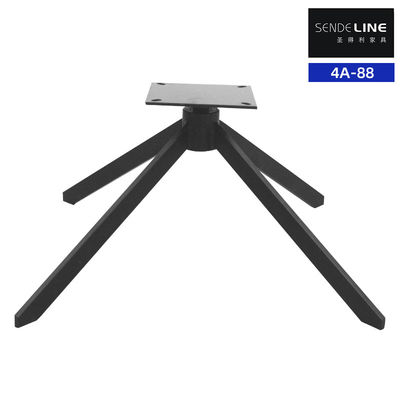 Couchette à quatre pattes, chaise de bureau, remplacement de base, couleur noire, diamètre 700 mm