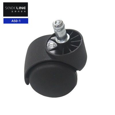 Remplacement de roulettes de chaise de bureau en nylon 200 kg capacité de charge roue silencieuse universelle