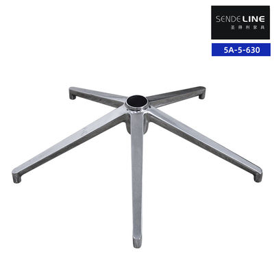 Chaise de bureau élégant de base métallique alliage d'aluminium anti-rouille Diamètre 630 mm