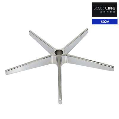Bon prix Ajustement de hauteur et caractéristiques de roue pour chaise de bureau Base métallique Matériau en alliage d'aluminium de haute qualité en ligne