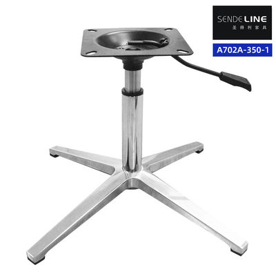 Bon prix Chaise de bureau de haute qualité Base métallique avec 360 degrés pivotant alliage d'aluminium durable en ligne
