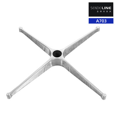 Bon prix Chaise de bureau moderne de base métallique de remplacement de base de chaise en aluminium pivotante durable en ligne