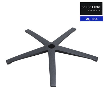 Bon prix Chaise tournante en aluminium Base métallique avec roues Pieds de chaise cinq étoiles en ligne