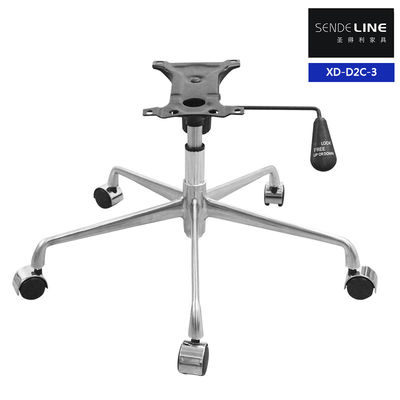 Moderne Ergonomic Caster Chaise Base Alliage d'aluminium Base de roue pour le bureau chaise