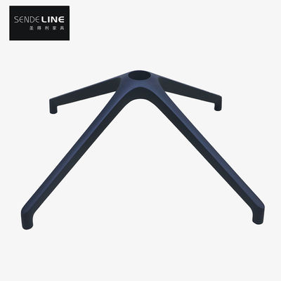 Bon prix Chaise de bureau noire mate Base métallique Ajustement de hauteur Style moderne en ligne