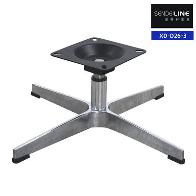 Bon prix Base de chaise de bureau en métal réglable confortable alliage d'aluminium base pivotante quatre étoiles en ligne