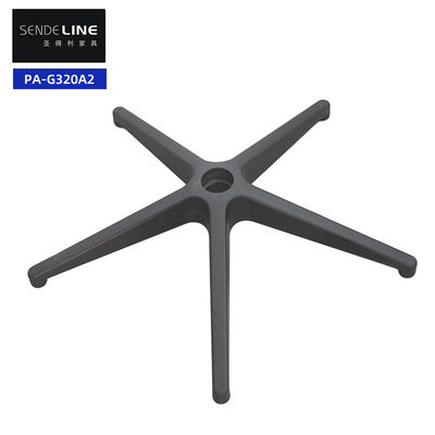 Remplacement de la base de la chaise de bureau en nylon réglable Pieds ergonomiques cinq étoiles