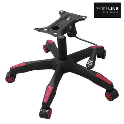 Bon prix Chaise de bureau à cinq étoiles flexible à base de nylon chaise roulante lisse à base multicolore en ligne