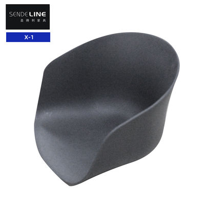 Chaise de bureau en plastique Chaise pivotante Casse de siège Chaise en plastique accessoires Noir blanc