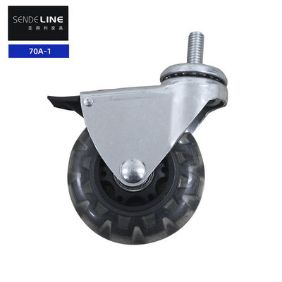 Bon prix 200 kg de charge en métal noir chaise de bureau centre de remplacement roue universelle médicale en ligne