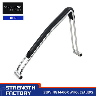 Bon prix Chaise de bureau universelle appuie-bras électroplate Chaise ergonomique appuie-bras chromée en ligne