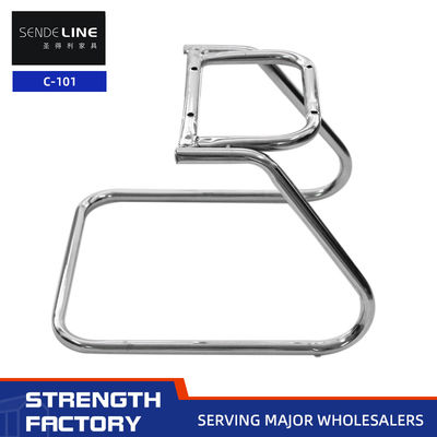 Bon prix Chaise de bureau à installation standard cadre métallique électroplaté / cadre arc noir en ligne