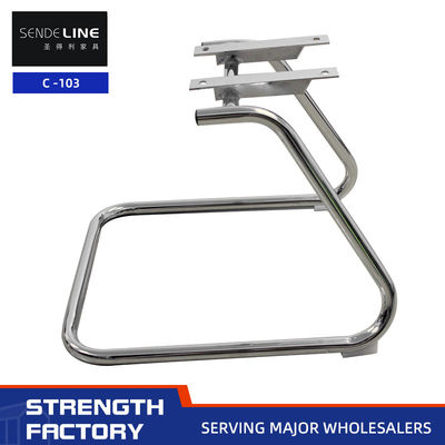 Bon prix Chromage de chaise de bureau cadre métallique électroplaqué / cadre arc noir en ligne