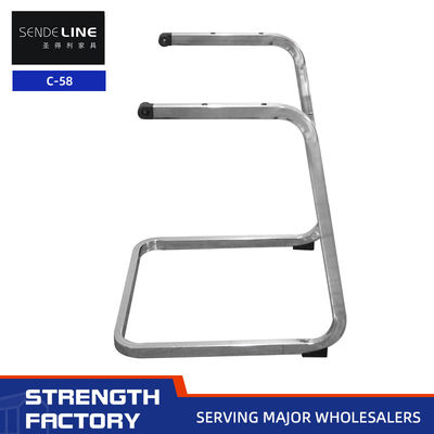 Bon prix Chaise de bureau à tuyaux en fer Structure métallique 620 mm Hauteur électroplate Couleur en ligne