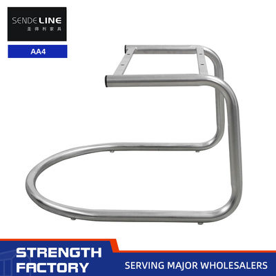 Bon prix Chaise de bureau à cadre en métal ergonomique Construction durable Noir couleur électroplatée en ligne