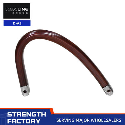 Bon prix Chaise en bois massif de style moderne repos-bras confort marron rouge pour la maison / bureau en ligne