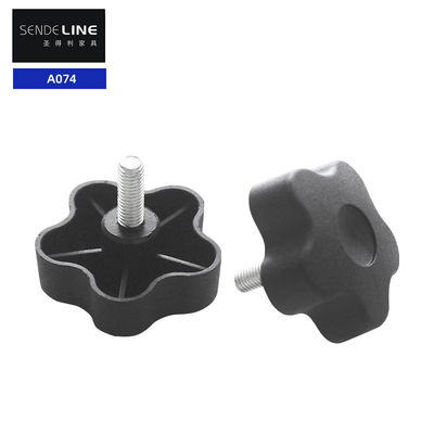 Bon prix Pieds de table réglables en noir M8 Longueur de fil 20 mm Remplacement de pieds de chaise de bureau en ligne