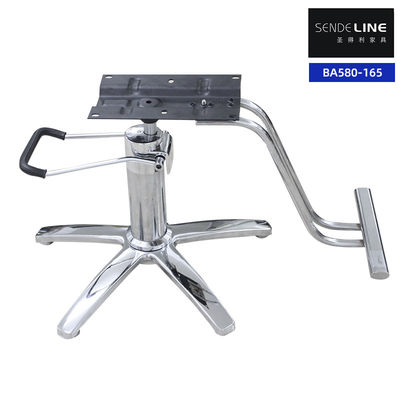 Bon prix Salons de beauté Trim Barber Chaise accessoires Platine chromée base cinq étoiles en ligne