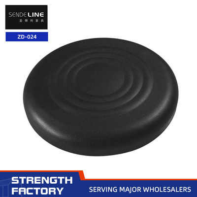 Bon prix Salon de beauté Coussins de tabouret de bar ronds noirs Coussin de chaise élévatrice en cuir en PU en ligne