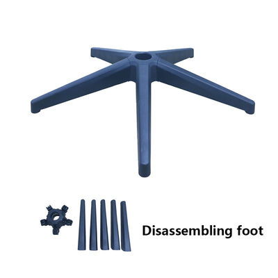 Bon prix Nouveau démontage passé le test Bifma Chaise pivotante en nylon noir avec pied et roulettes amovibles en ligne