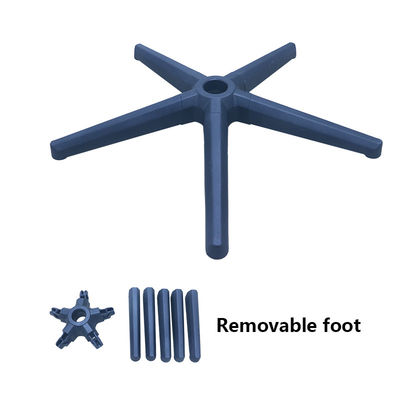 Bon prix Démolition en usine Nylon a passé le test Bifma Chaise de bureau pivotante à base noire modèle de pied amovible en ligne