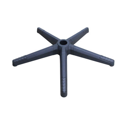 Chaise de bureau d'usine Base pivotante avec démontage Nylon noir Bifma testé Radius 350 mm