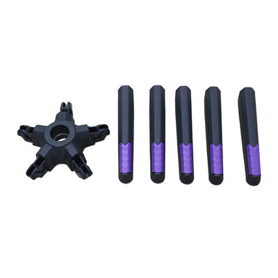 Bon prix Démontage 350mm rayon chaise de bureau en nylon noir base pivotante avec réglage de hauteur en ligne