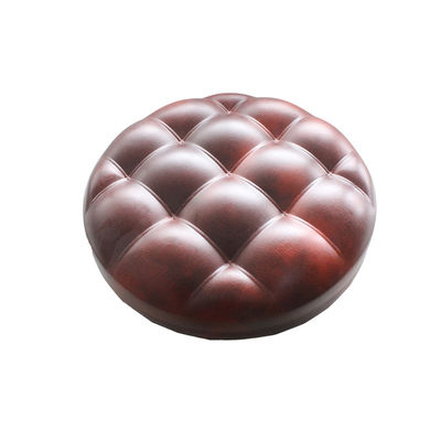 Bon prix 330mm Diamètre 75mm Épaisseur Coussin de chaise Pour le salon de coiffure Chaise de bar en PU Coussin de siège de tabouret rond en ligne