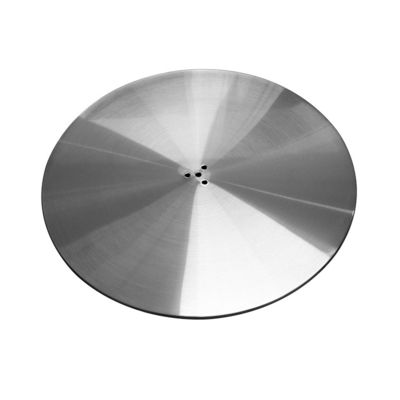 Bon prix Plaque de fer ronde revêtement en acier inoxydable Base de tabouret de bar moderne Finition en or rose pour la chaise à manger en ligne