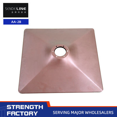 Bon prix Base de chaise de barbier avec couleur personnalisée rougeâtre brun en ligne