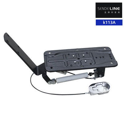 Bon prix Chaise de coiffeur en fer noir mat Support de pompe à huile avec base de fonctionnement arrière en ligne