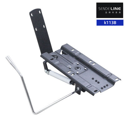 Bon prix Assise réglable arrière allongée en fer noir mat en ligne