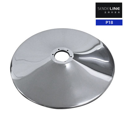 Bon prix Rondeur chrome Base de chaise de barbier pour salon de coiffure siège 520/550mm spécification en ligne