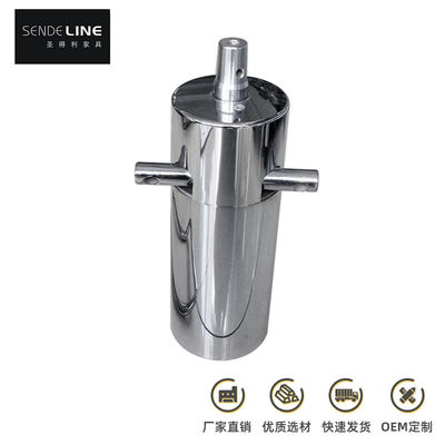 Bon prix 160 déplacement de la surface de chrome en fonte de fer barbier chaise pompe base, pompe à huile de levage en ligne