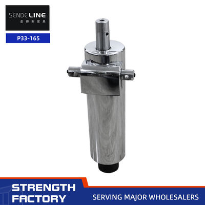 Bon prix 165 mm de trajet Base de la chaise de barbier en chrome Avec 5,2 kg de pompe à huile en fer forgé Pression de levage 200 N en ligne