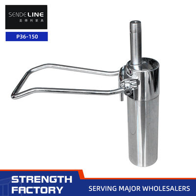 Bon prix Couleur de revêtement / Or 5 kg Base de la chaise de barbier en fonte avec 150 mm de trajet en ligne