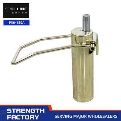 Bon prix Or 5 kg Base de chaise de coiffeur en fonte avec 150 mm de déplacement en ligne