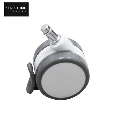 Bon prix Chaise de bureau à frein de bande en PVC de 65 mm avec une capacité de charge élevée et un roulement lisse en ligne