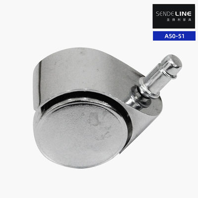Bon prix 2 pouces alliage poli chaise de bureau Casters roue de remplacement de chariot médical en ligne