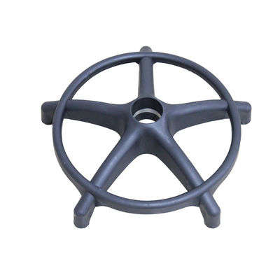 Bon prix Chaise de bureau pneumatique blanche / noire, base pivotante avec roulettes en ligne