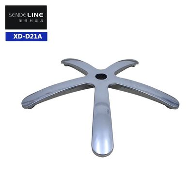 Métal de la plaque froide de moulage de la maison de la chaise de bureau argentée Base diamètre 700 mm Poids 3,75 kg