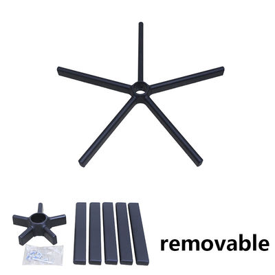 Bon prix Démontage chaise de bureau robuste et durable Remplacement de la base métallique Construction 360 degrés rotatif Finition noire / chrome en ligne