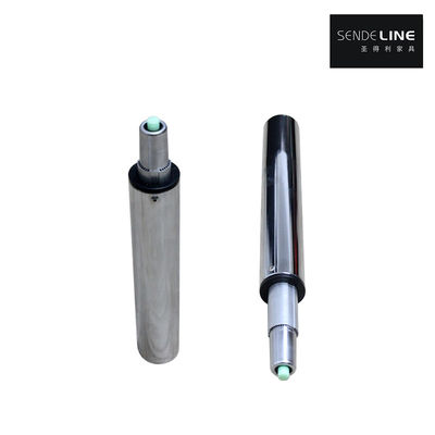 Bon prix Fonction Réinitialisation automatique et fonction Plating chrome / ascenseur rotatif noir Chaise de bureau noire Printemps à gaz en ligne