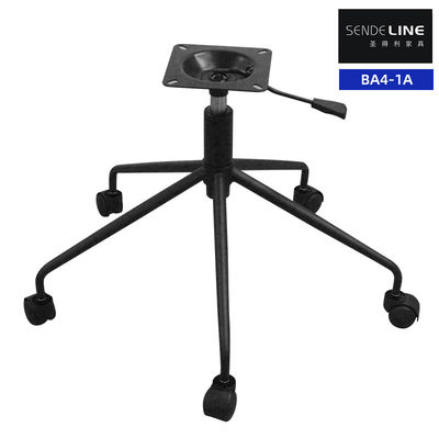 Base de chaise de bureau noire de style moderne Remplacement avec 640 mm de diamètre Base de chaise pivotante
